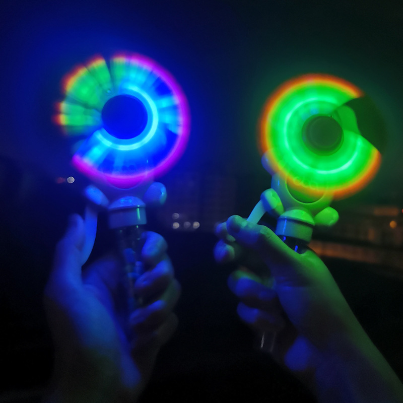 Coview Colorful Light Press Bubble Stick Handheld Fun Bubble Blower Supermarket Stalls Children's Baby Toys 