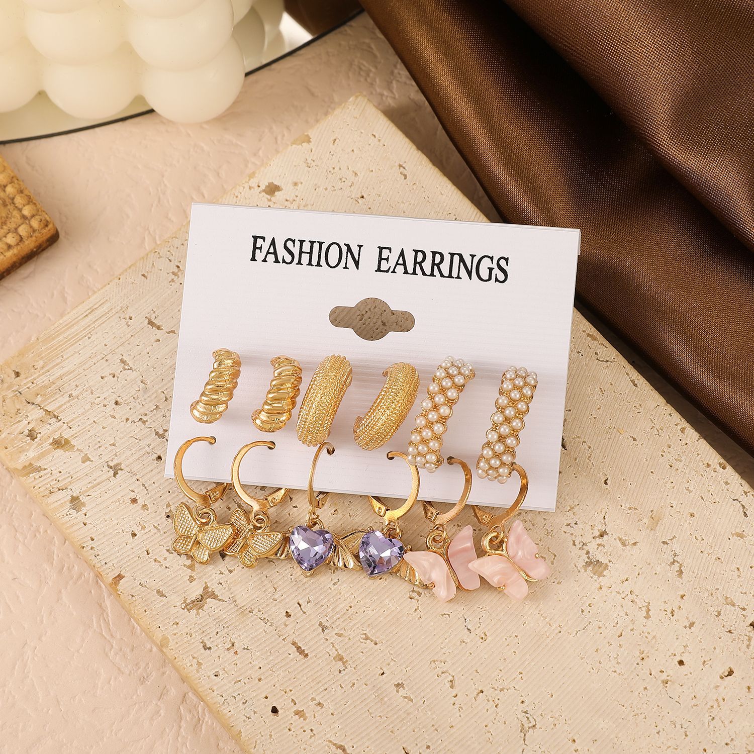 Women'S Gender Retro Geometric Alloy Hoop Earrings