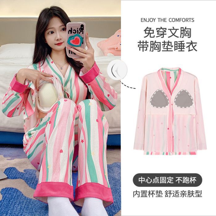 Al por mayor transfronterizo primavera y otoño nuevo algodón arrugado cardigán kimono corbata cojín de pecho pijama de manga larga ropa doméstica de dibujos animados de mujer