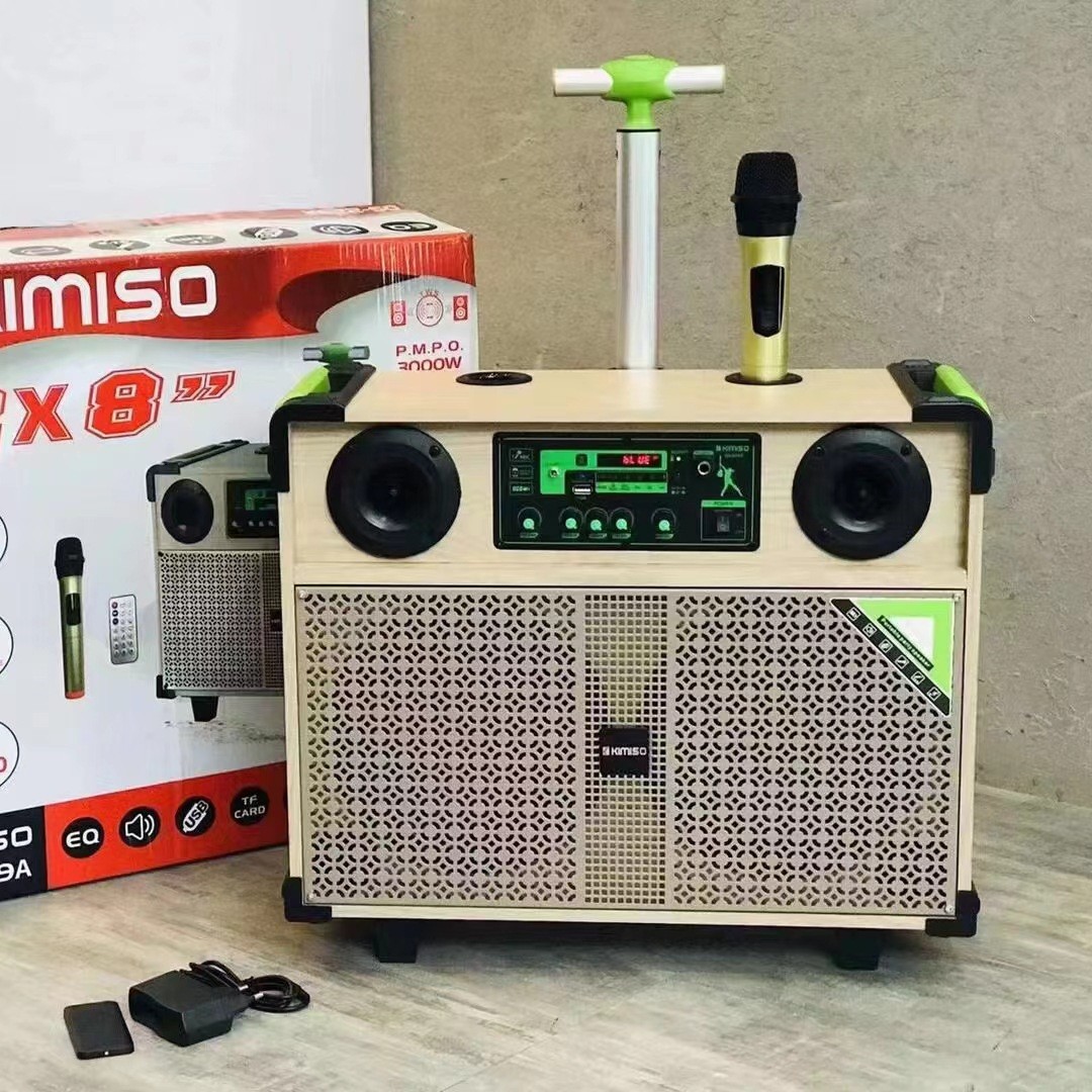 Nuevo QS - 229A doble altavoz Bluetooth inalámbrico de 8 pulgadas altavoz doble altavoz al aire libre alto volumen de baile cuadrado de alta calidad de sonido image 4
