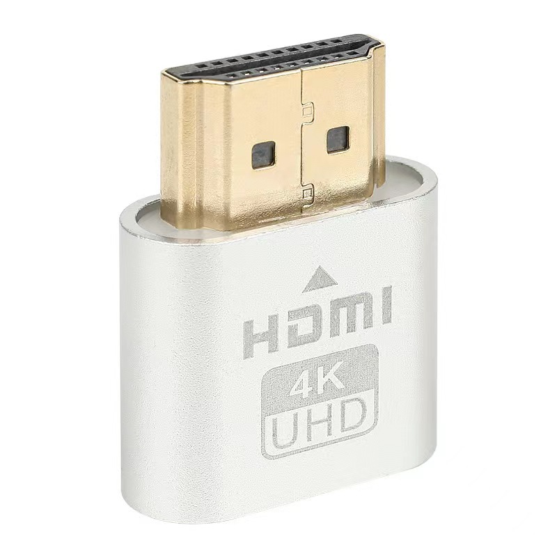 HDMI pantalla virtual remoto colgar-up 3060 tarjeta gráfica convertidor de carga resolución especificada EDID pantalla de bloqueo tesoro