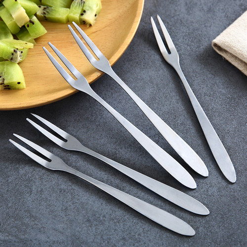 Household ice cream fork fruit fork stainless steel cake fork mooncake knife fork mooncake fork fruit pick