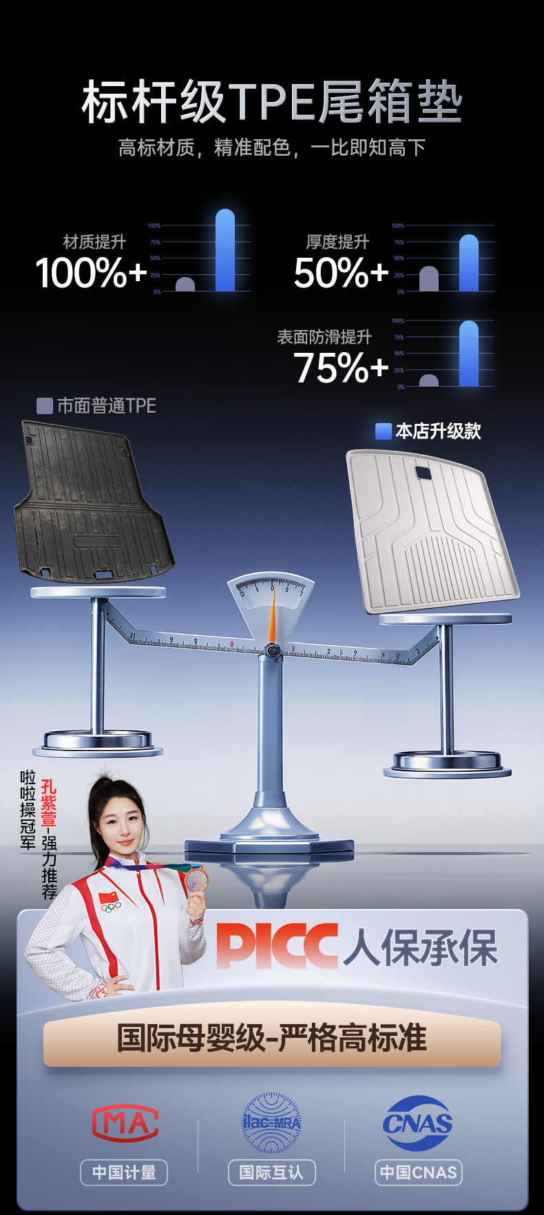 Suitable for the new AITO M9 trunk mat TPE26 model, five or six-seater Huawei car interior modification decorative accessories floor mat
