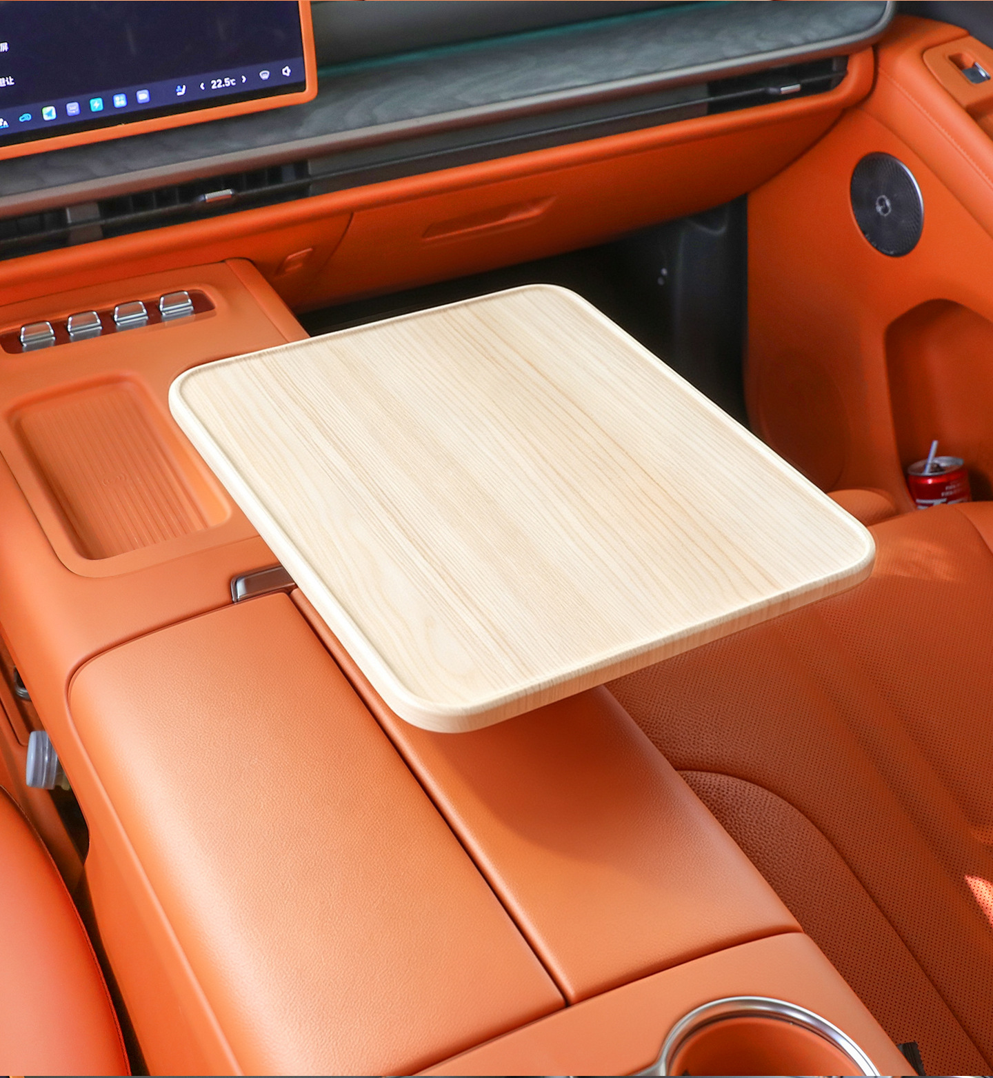 Haval Great Wall H10 central console floating table is stable and does not wobble, suitable for eating and working in the car, a vehicle-mounted storage tray
