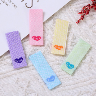 Color Love Peach Cute New Cartoon Hat Scarf Label Jewelry Cloth Label Trademark Weaving Mark Hair Accessories Cloth Stickers