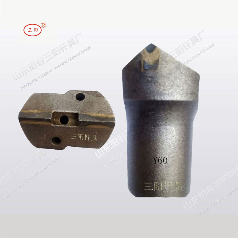 隧道施工硬质耐磨YK15.6合金一字钎头 Y40-723一字钻头