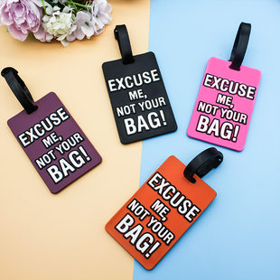 (Cross-border trading), (Wholesale), luggage tag PVC, suitcase, Birthday gift
