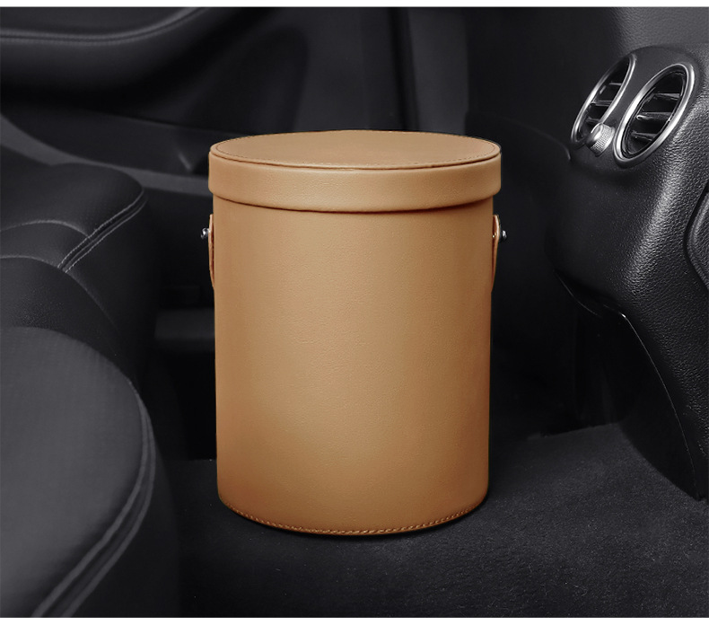 Car trash can car storage bucket car storage portable large capacity storage box interior decoration supplies