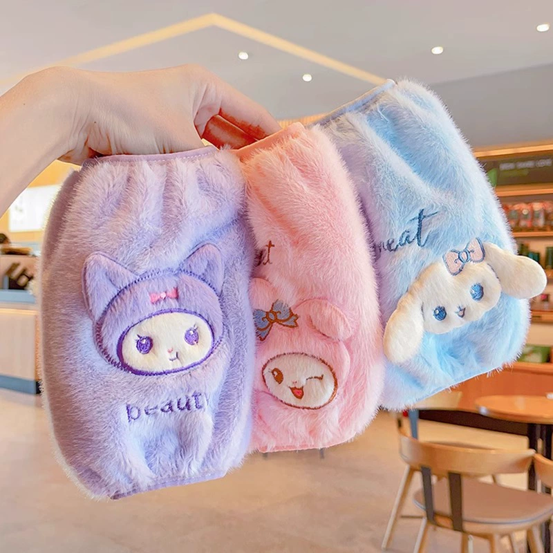 2024 новый стиль Sanrio детские рукава осенние и зимние мальчики девочки милые плюшевые детские рукава детские рукава