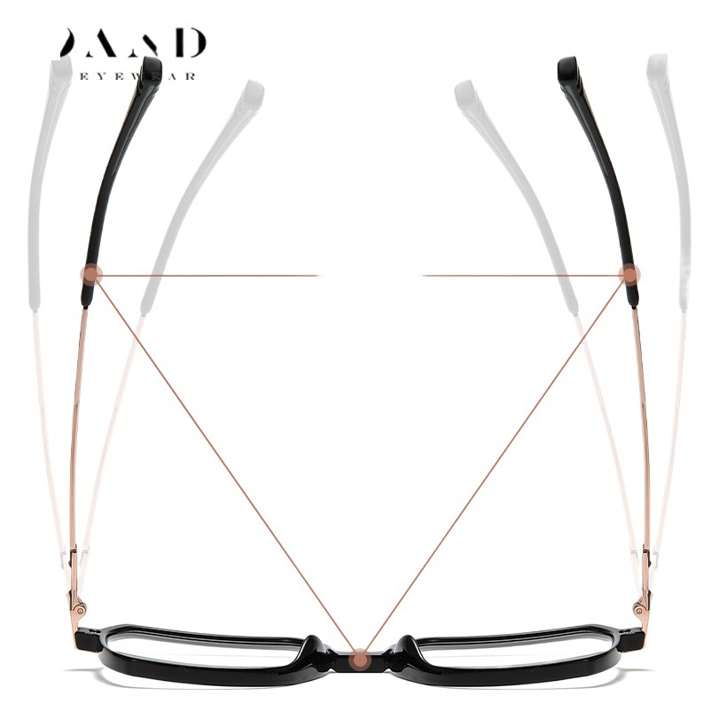 2022 nuevas gafas enmarcan los hombres de moda multilateral llano gafas lisas de las mujeres TJ803 ultra-ligero TR90 anti-azul gafas de luz