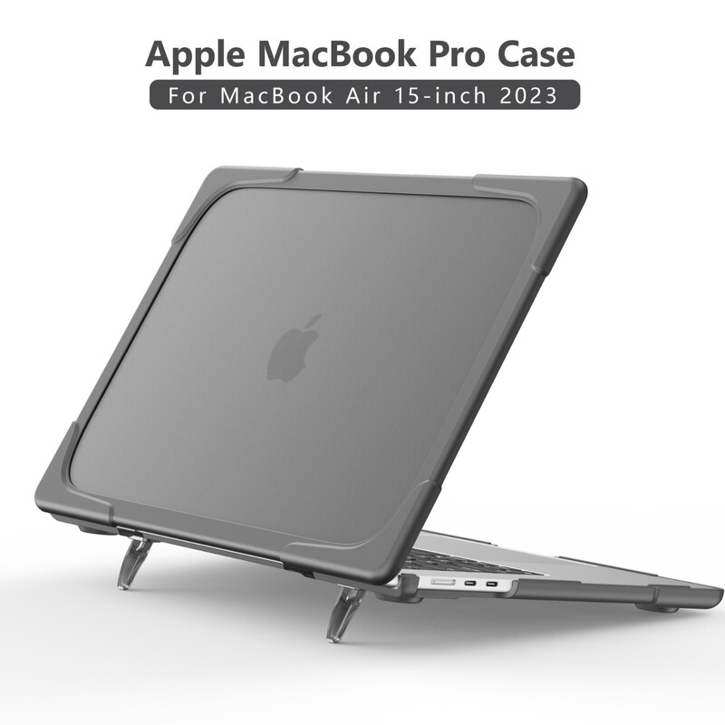 For MacBook Air15 Apple Laptop Protective Case Air13 Heat Dissipation Bracket Frosted Shatter-Resistant Case For MacBook Air15 Apple Laptop Protective Case Air13 Heat Dissipation Bracket Frosted Shatter-Resistant Case