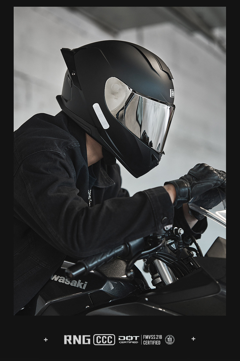 3C/DOT certification motorcycle helmet double lens big tail bluetooth full helmet unisex electric car helmet