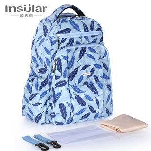 Machine washable multi-functional large-capacity backpack bag waterproof backpack baby bag