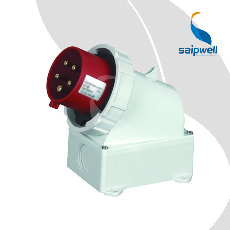 斯普威尔厂家直销SP-1008工业防水插头 码头用IP67明装插头