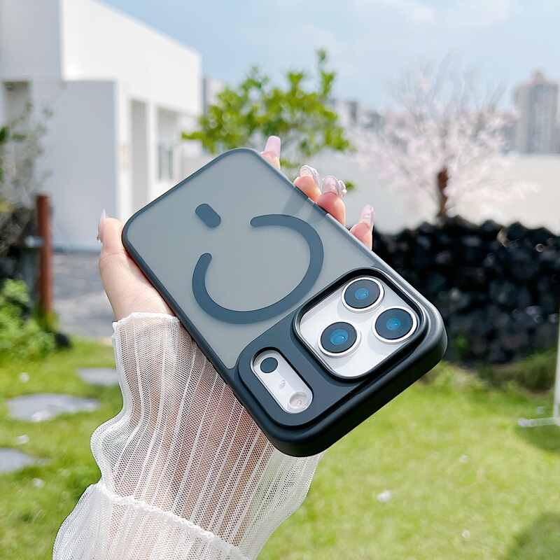 苹果17promax肤感磨砂手机壳 半透iPhone16/15磁吸14防摔13保护套|undefined
