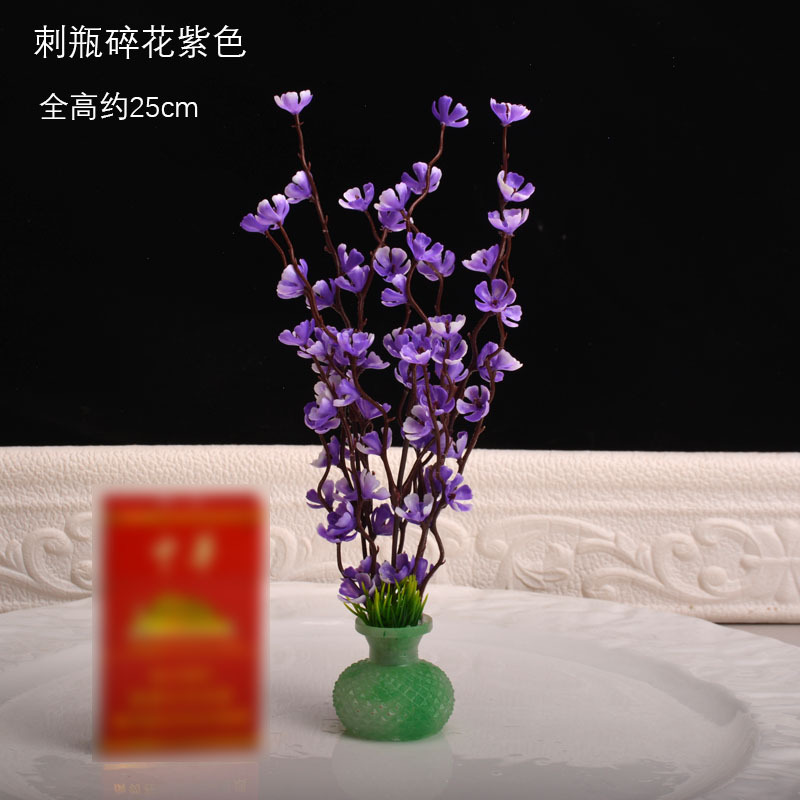 가시 병 꽃무늬 보라색