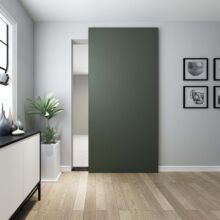 无轨卫生间悬浮幽灵门衣帽间厨房玄关镜子隐形门移门推拉门
