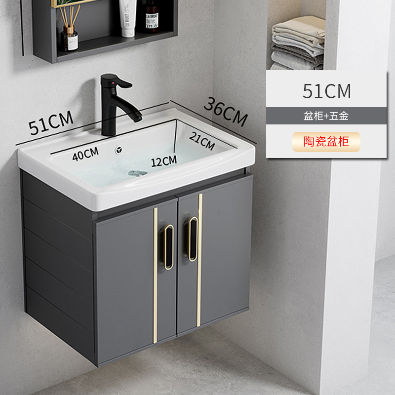 Cerámica cuenca 51cm cuenca gabinete + grifo traje