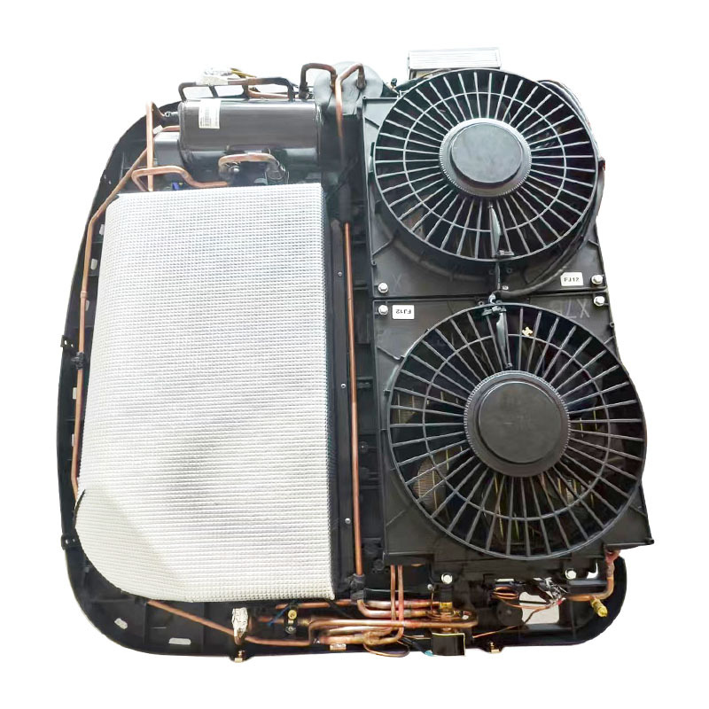 Cross-Border Popular 12V Parking Heating and Cooling Air Conditioner All-In-One Car Roof-Mounted Heat Pump Rv Air Conditioner Factory Wholesale