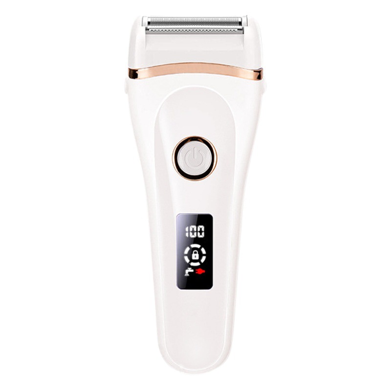 Instrumento de depilación transfronteriza Shaver máquina de afeitar de las mujeres Dispositivo de depilación eléctrica raspador axila pierna raíz LCD impermeable image 1