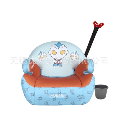 car-mounted ISOFIX, portable and simple — Car child safety seat - ultraman-cup-holder-seat-cushion-protection