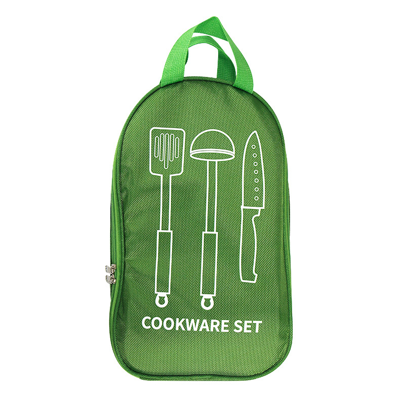 亚马逊户外露营炊具多功能便携式野营厨房套装便捷户外炊具野餐包