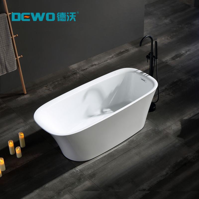 Devo bathroom factory design minimalist bathroom household engineering acrylic independent bubble pool adult bathtub