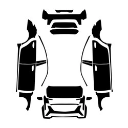 Car paint protective film Invisible Car Cover Tpu - glossy-black-tpu-25-26-cadillac-ct5