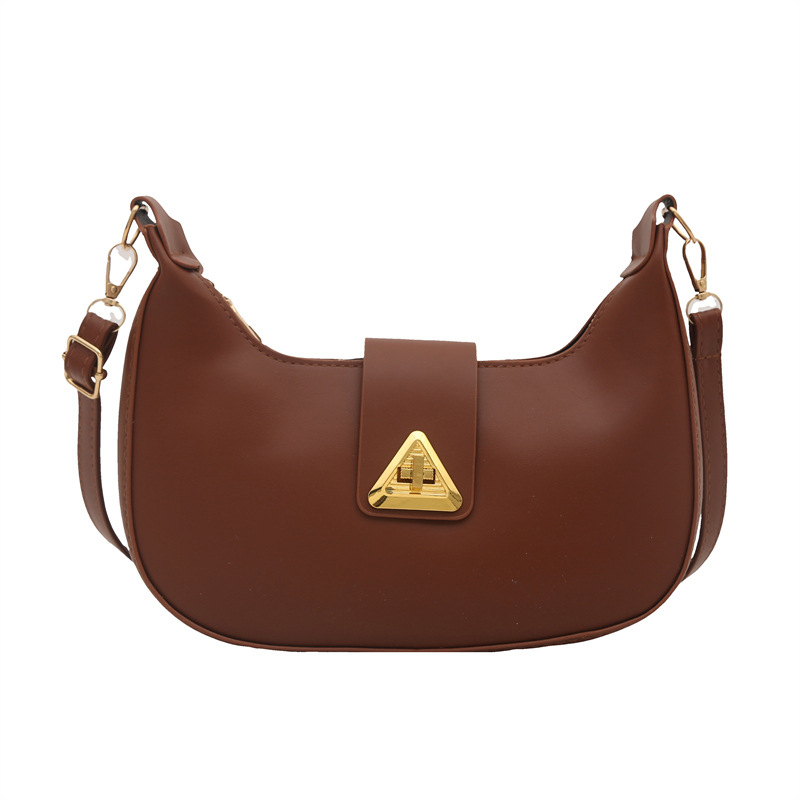 Bolso de hombro para mujer nueva textura de moda simple bolso de axila de moda coreana temperamento retro estilo occidental bolso de mensajero de viaje