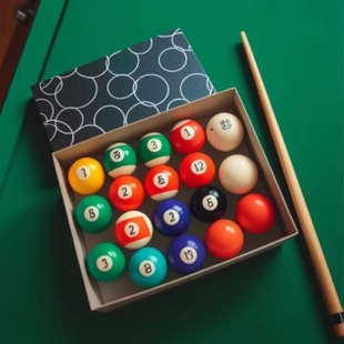 American Crystal Billiards Black Eighty-Six Color Standard Large Competition Table Tennis Room High Elastic Bulk Balls
