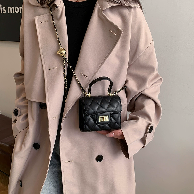 Маленькая однорукая сумка, цепочка, корейский стиль, стиль Chanel