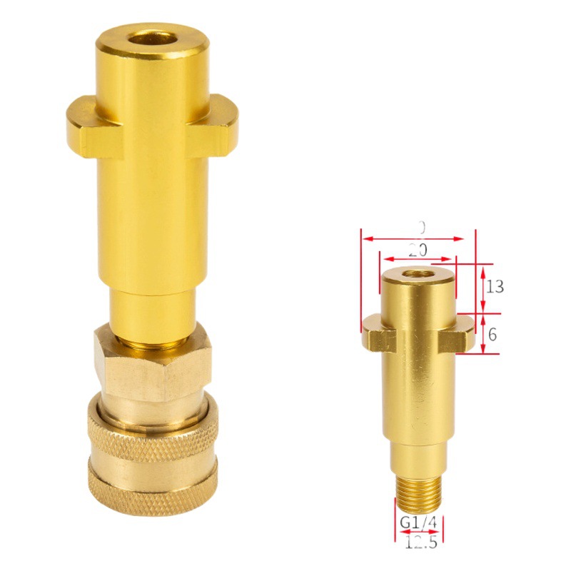 Transfronterizo al por mayor Yili Baide K serie olla de espuma de aleación de aluminio adaptador PA accesorios de olla 1/4 adaptador