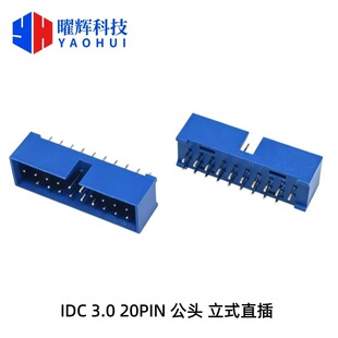 IDC 3.0 20PIN��ʽ��幫�^ ��6.3MM 180��ֱ��DIP ���ق�ݔ���^