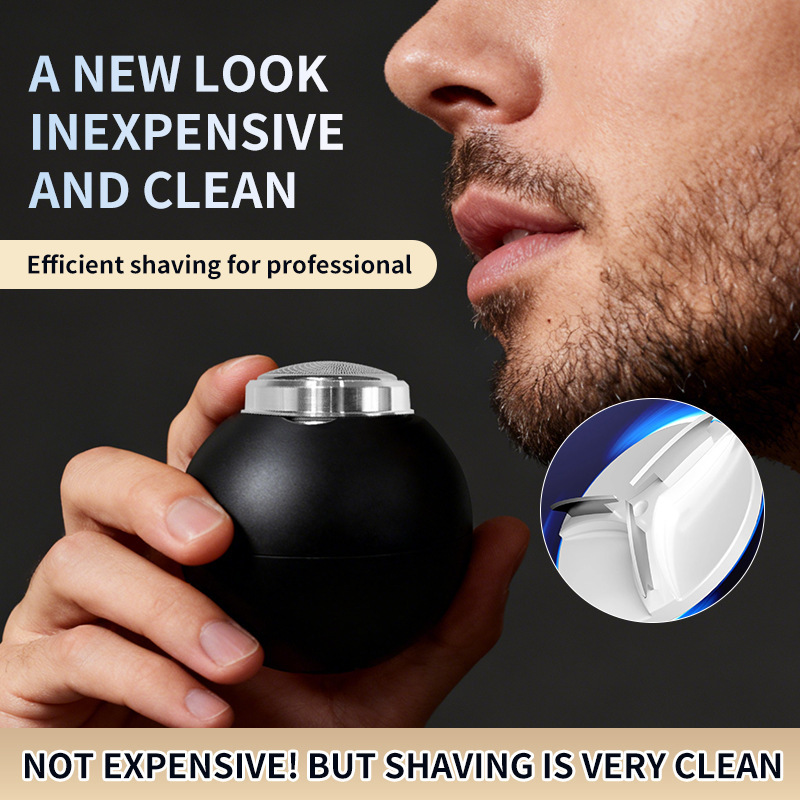 Xiaoxin Space Ball Men's Shaver Electric Beard Cutter Glossy USB Rechargeable Shaver
