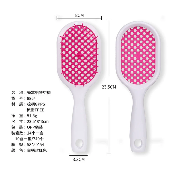 White handle+rose red