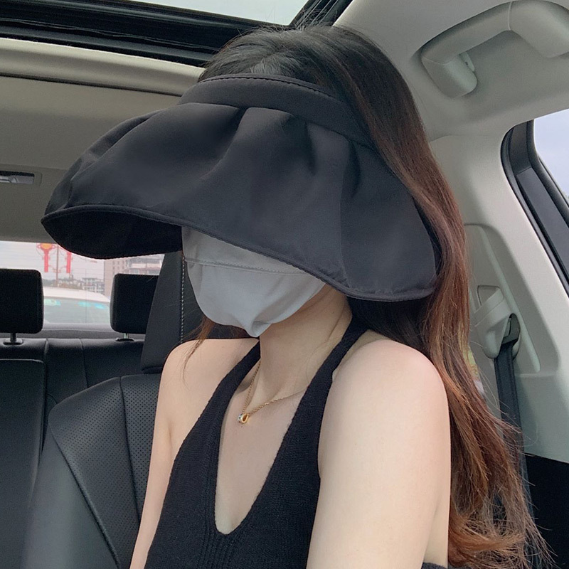 Beach universal summer thin sun hat solar-powered