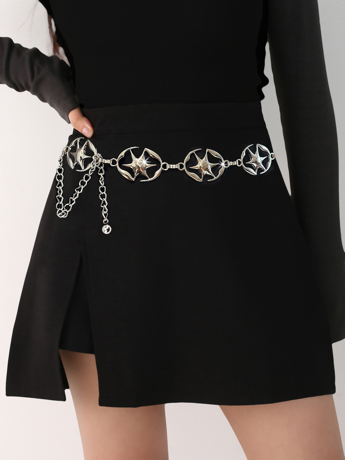 Cross-Border For Women, Niche High-End Chain, Fashionable Versatile Dress Metal Hollow Out Accessory Waist Chain_voghion.com