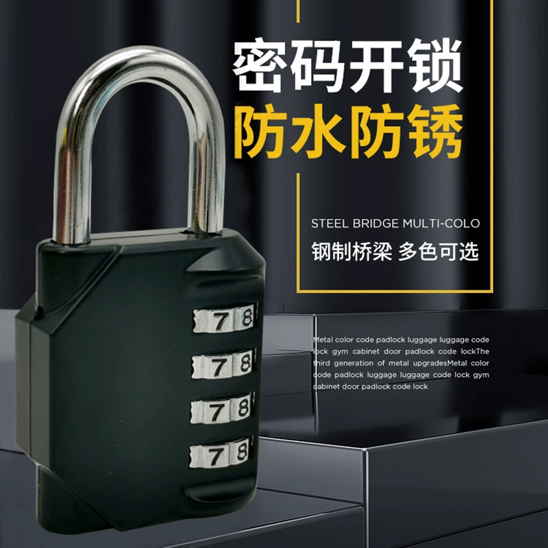 Индивидуальный замок с паролем, Противоугонный, антикоррозийный замок для чемодана, сумка для шкафчика, тренажерный зал, домашний замок, настройка