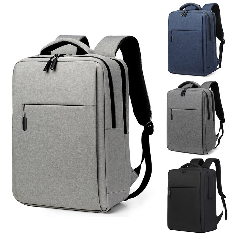 New Business Backpack Multifunctional Laptop Bag Simple Fashion Casual Printed Logo School Bag Wholesale