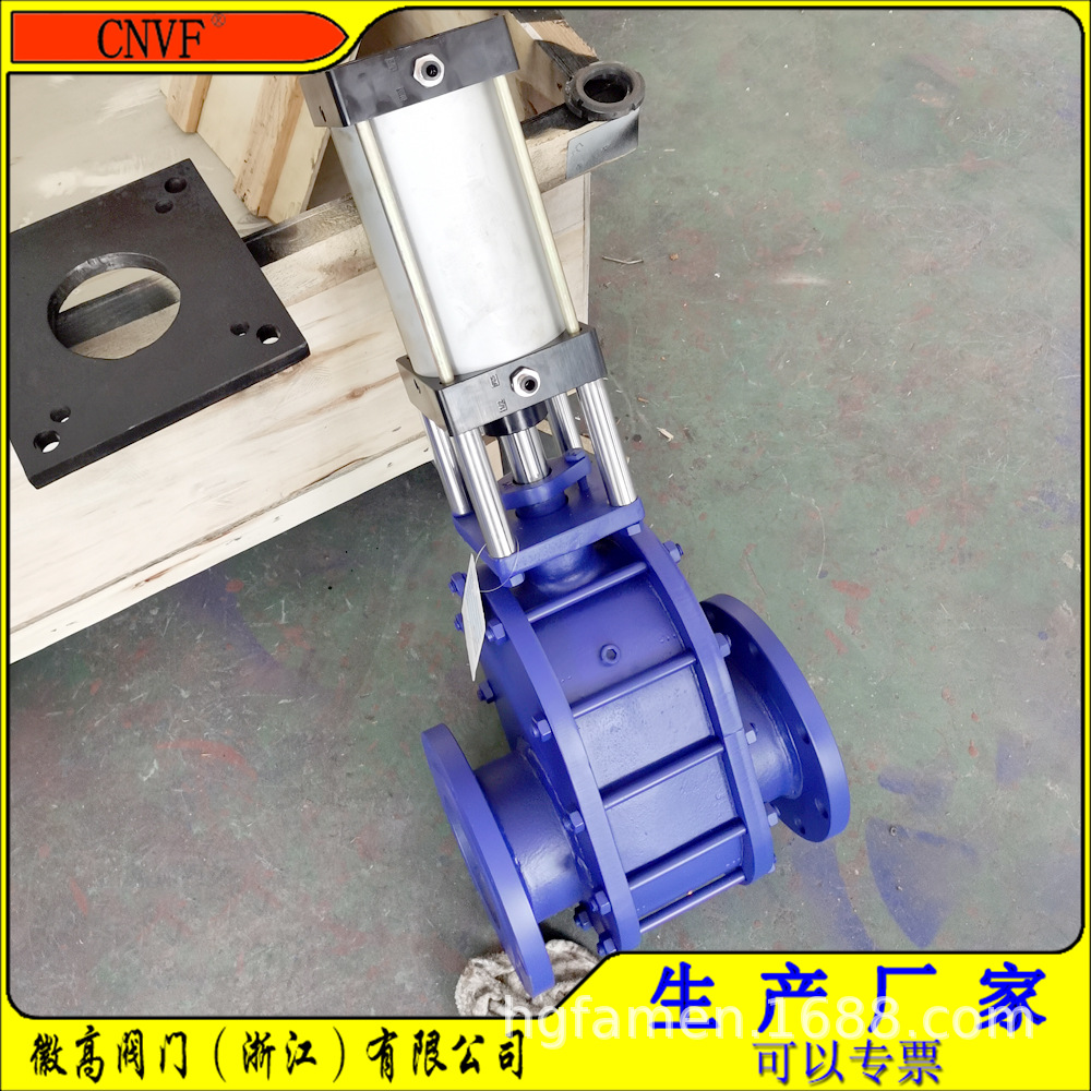 气动耐磨双闸板阀 耐磨钨合金出料阀 排气平衡阀 WZ644HC