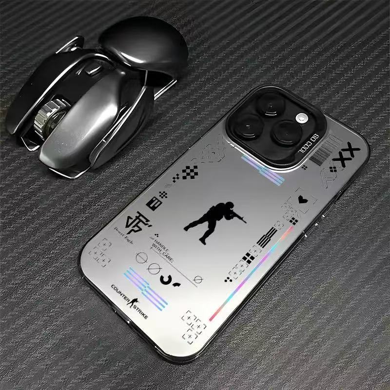 Csgo es adecuado para la carcasa del teléfono móvil Apple 16Promax, carcasa de gas de la personalidad, iPhone15, tendencia 14/13 Europa y América 12/