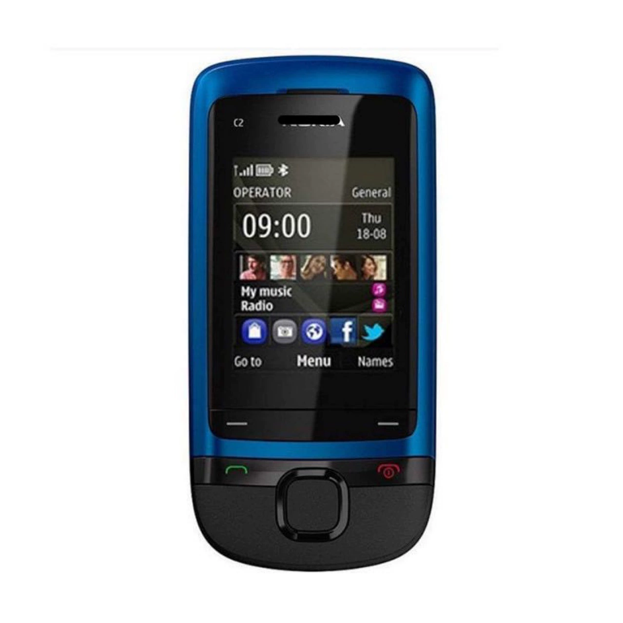 Сотовый телефон C2-05 сдвойной диапазон GSM неумный слайдер чехол Bluetooth функция воспроизведения музыки