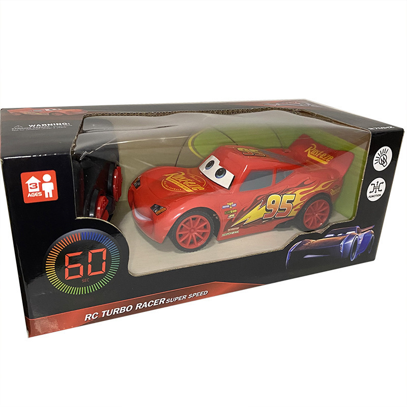 Car Story Lightning McQueen 1:24 Four-way children's toy racing electric remote control car simulation racing model