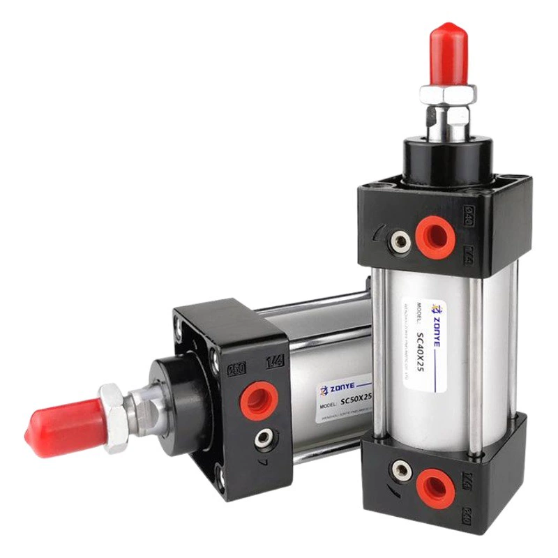 Стандартный цилиндр SC цилиндр 32/40/63SCJ80/100x25x50x75x100x150 * 200-S Регулируемый квадрат