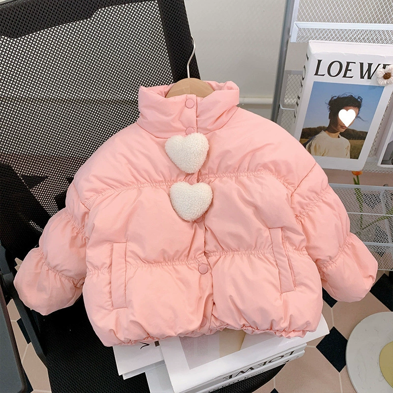 Velvet winter children's down jacket, duck down, increased thickness, western style
