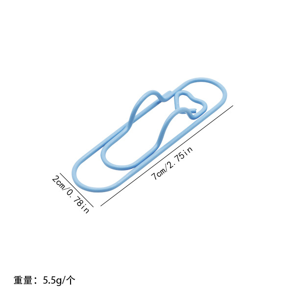 Clip para bolígrafo multifuncional de metal en forma de corazón, clip para bolígrafo creativo y colorido, accesorio portátil para cuaderno, artículo de papelería.