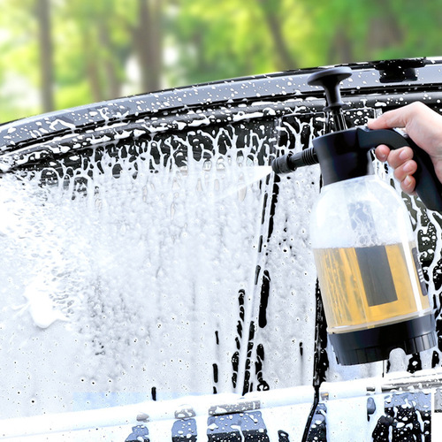 汽车洗车泡沫喷壶家用手持洗车喷洒式浇花园艺气压喷雾器手动壶2L