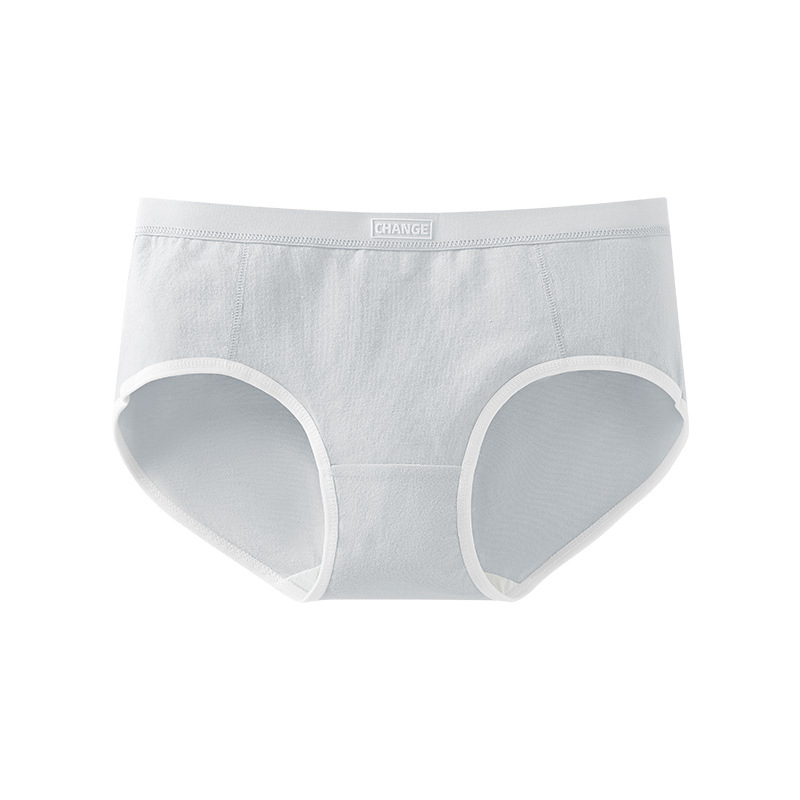 Un tipo de ropa interior de algodón para bebés, entrepierna antibacteriana de algodón para mujer, cintura media, ropa interior de algodón para niñas cómoda y sin costuras, refrescante