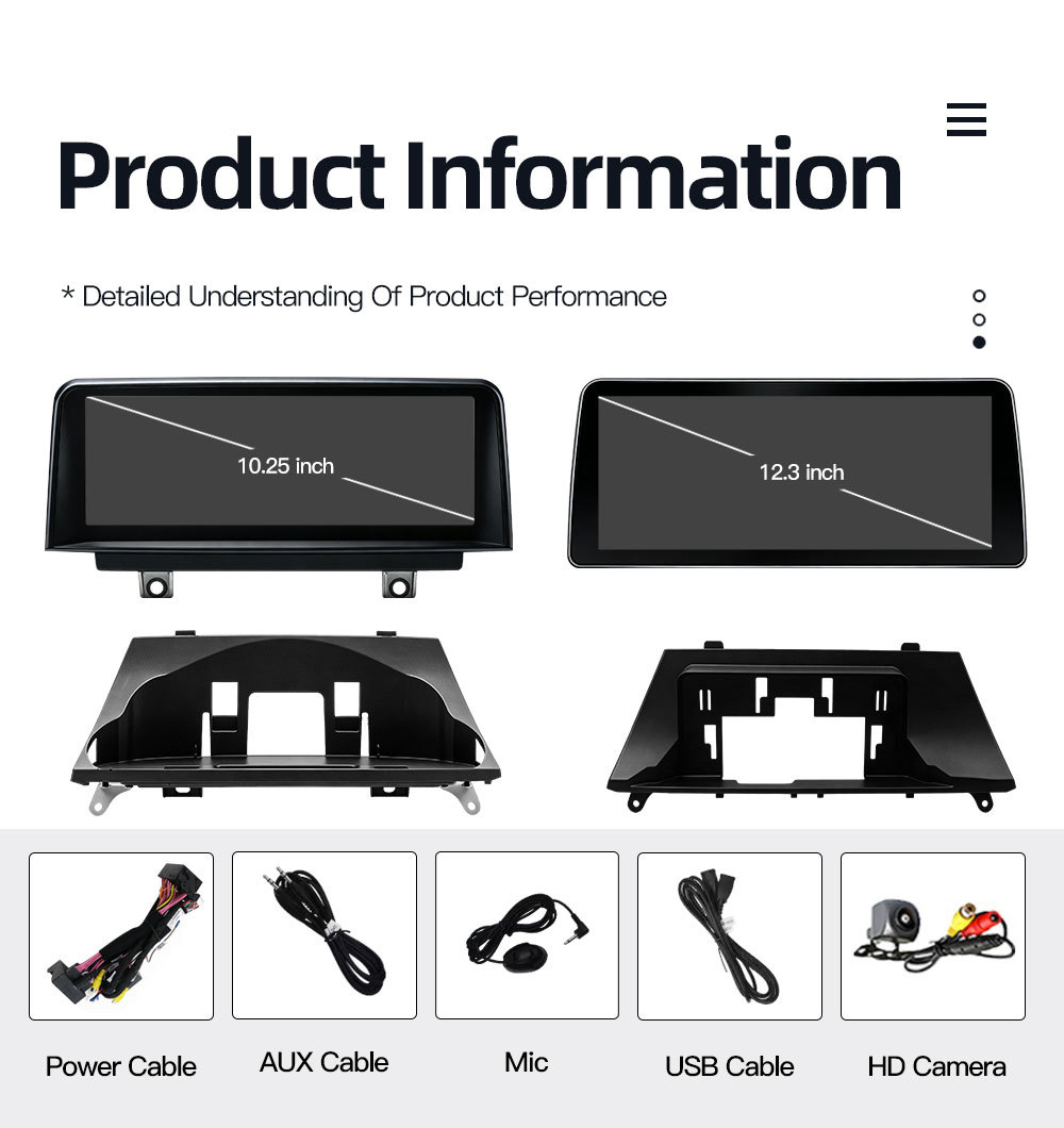 Car-Mounted Central Control Large-Screen Navigation System Suitable for Bmw X5 E70 X6 E71 Wireless Carplay Player