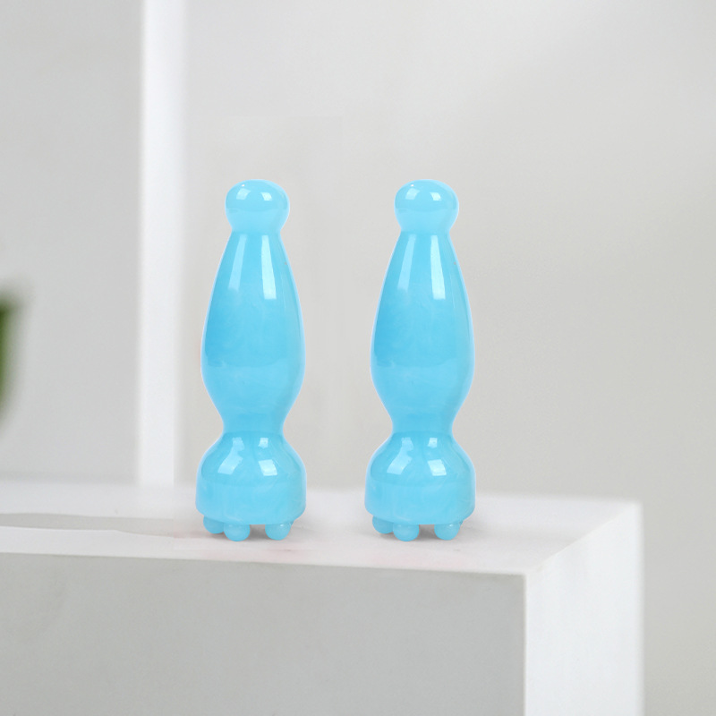 Lopa pequeño ojo músculo varilla masajeador facial acupuntura varilla facial yoga belleza elevación aceite esencial herramienta de combinación